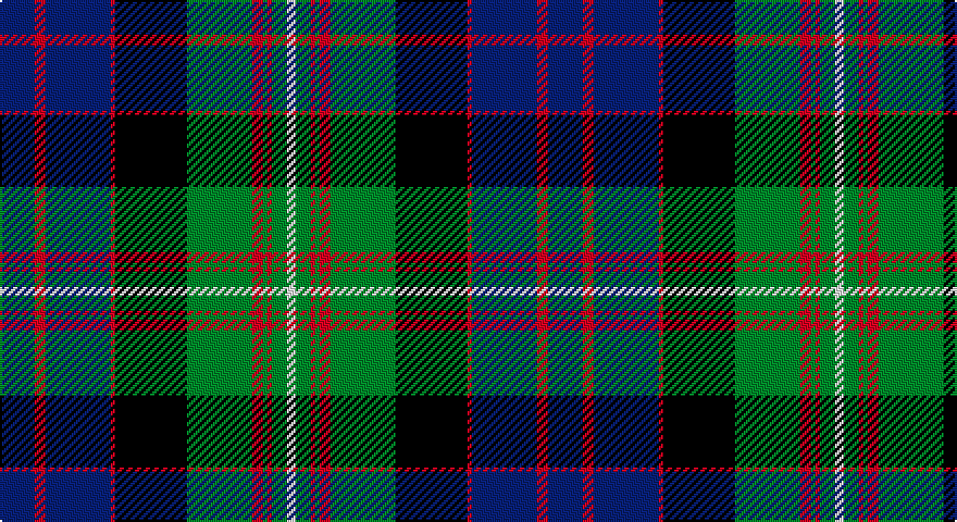 DB/16 R5 DB30 R2 K33 G30 R5 G2 R2 G7 W/4 tartan
