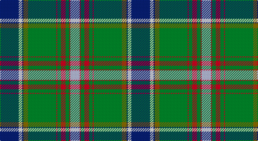 DB/32 W6 DB2 Y8 G48 R2 G6 R8 G6 R2 LB/16 tartan
