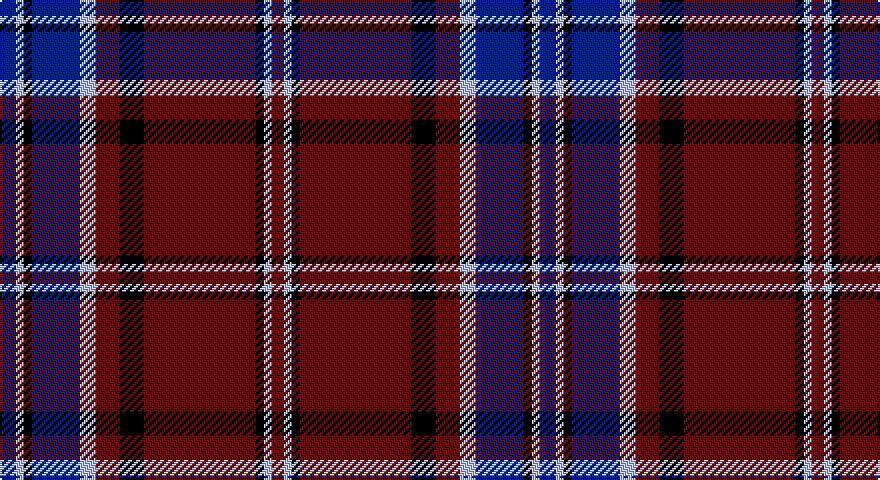 DB/8 LB4 K4 DB24 LB8 DR12 K12 DR56 K4 LB4 DR/6 tartan