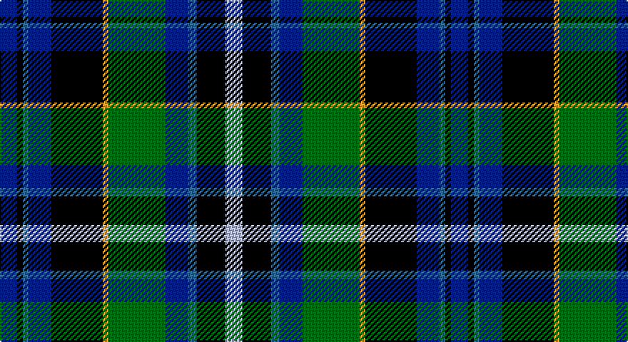 DB/12 K4 T4 DB16 K36 LO4 DG40 DB16 T6 K20 LB/12 tartan