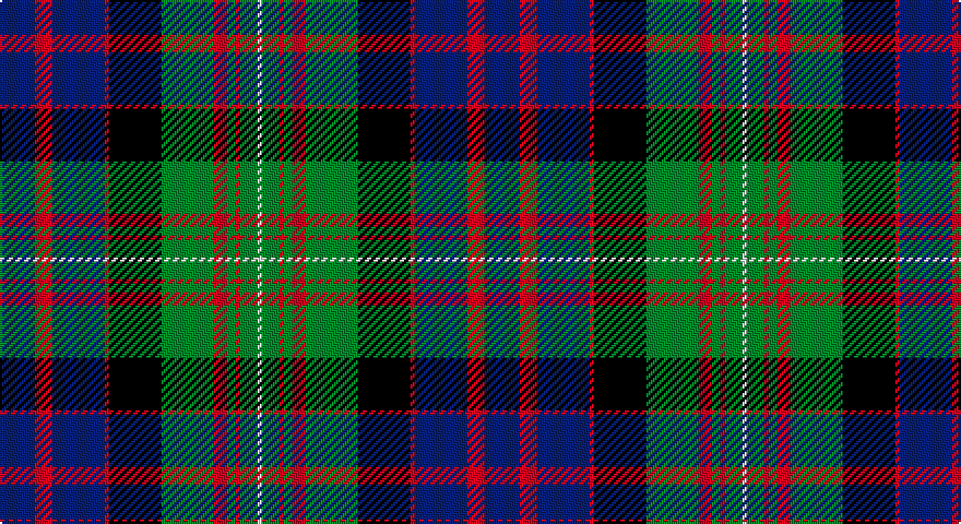 DB/16 R8 DB24 R2 K24 G24 R6 G4 R2 G8 W/2 tartan