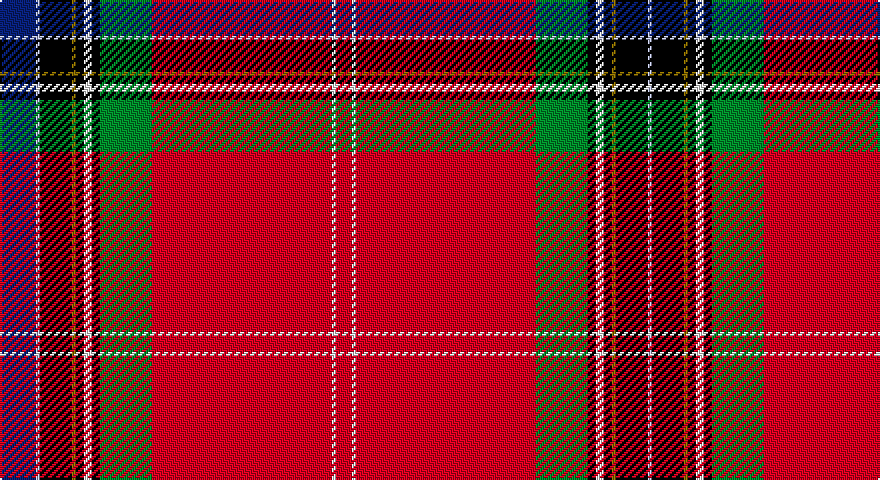 DB/18 LB2 K16 Y2 K4 W4 K4 G26 R90 W2 R8 W2 R90 G26 K4 W4 K4 Y2 K16 LB/2 tartan