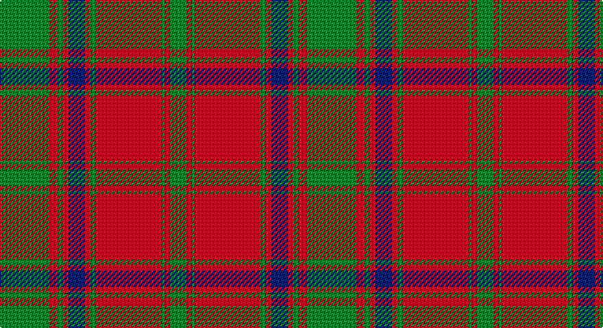 G/36 R6 G4 R4 DB12 R4 G4 R48 G2 R4 G/12 tartan