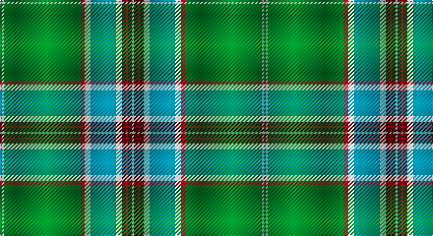 G/2 W2 G78 R4 W6 T26 W6 DR4 R2 DR4 W/2 tartan