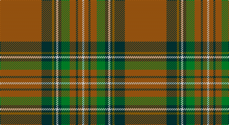 O/80 DT20 Y4 DT4 W4 DT6 G16 O12 DT4 O8 W/4 tartan