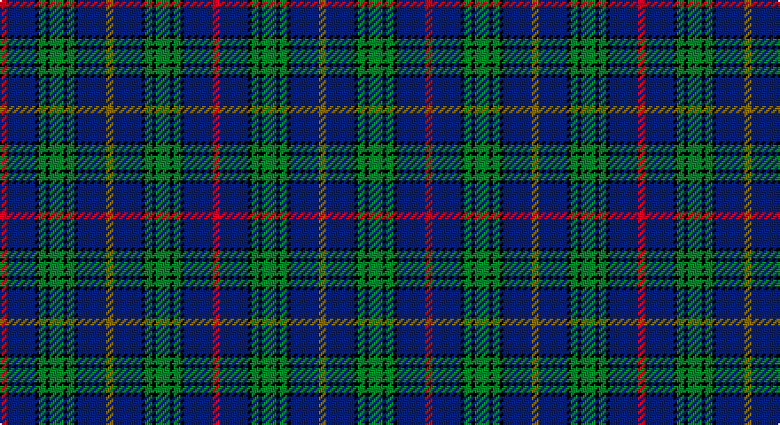 R/4 DB16 K2 G4 K2 G8 K2 G4 K2 DB16 Y/4 tartan