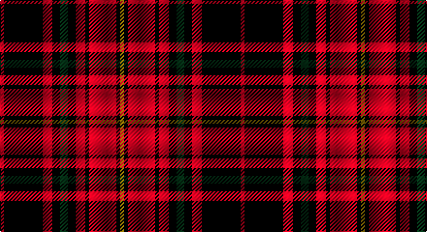 R/4 K40 R10 K8 DG8 K8 R10 K4 R28 K4 Y/4 tartan
