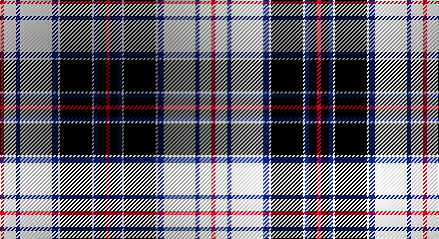 R/4 W12 DB4 W32 DB6 W2 K32 W2 DB4 K8 R/4 tartan