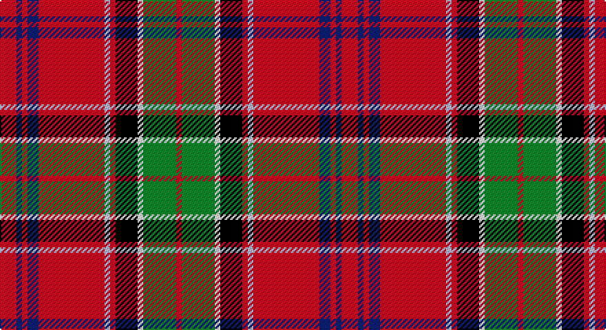 R/12 DB4 R4 DB8 R48 LB4 R4 K16 W4 G24 R/4 tartan