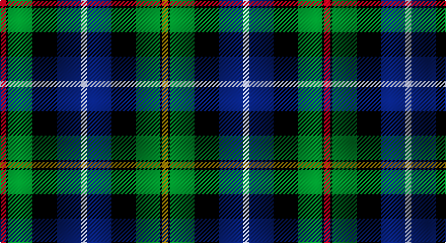 R/6 K2 G24 K24 DB24 LB6 DB24 K24 G24 K2 Y/6 tartan