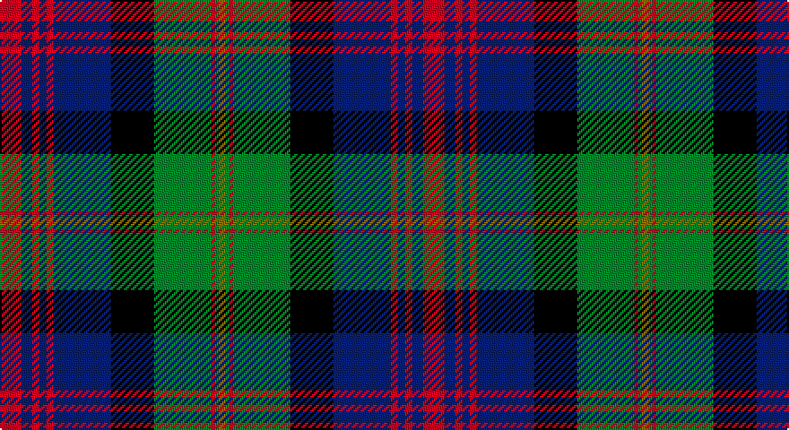 R/12 DB6 R4 DB4 R4 DB32 K24 G32 R2 G2 Y/4 tartan