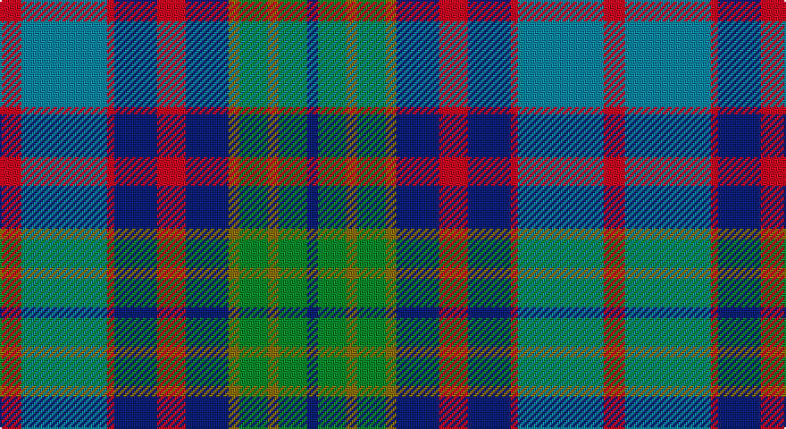 R/12 T48 R4 DB24 R16 DB24 Y6 G16 Y6 G16 DB/6 tartan