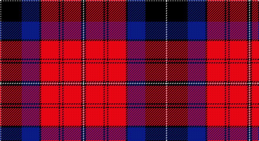 W/2 K35 DB30 K3 R30 K2 R4 K2 R30 K3 W/2 tartan