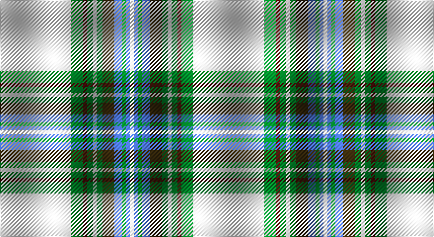 W/72 G12 DR4 G6 W4 G6 DY12 B8 G4 B4 W/4 tartan