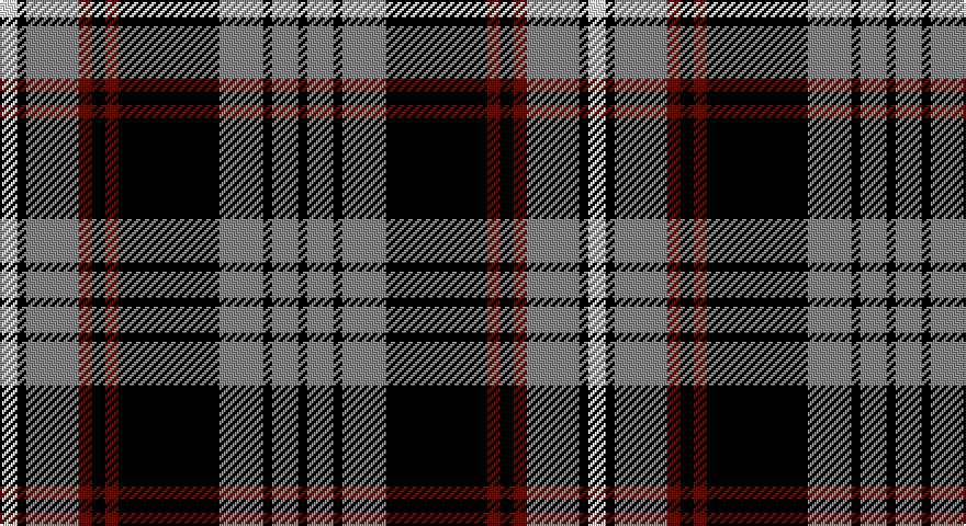 W/8 K4 O24 DR6 K6 DR6 K46 O20 K4 O12 K/4 tartan