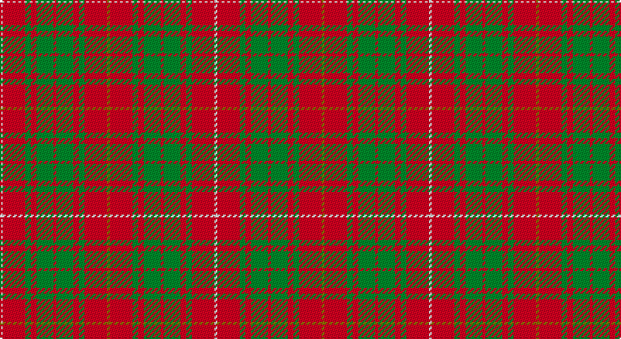 W/2 R16 G4 R4 G12 R2 G12 R4 G4 R16 Y/2 tartan