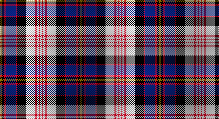 Y/4 K4 R4 DB20 R2 K18 W18 R4 W4 R2 W/4 tartan