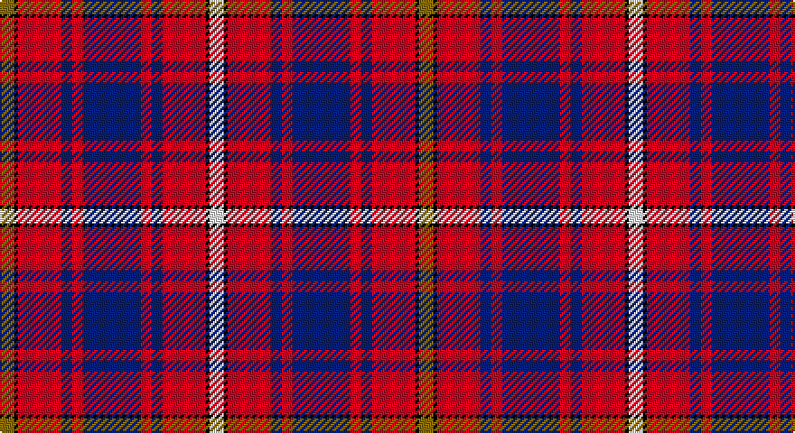 Y/8 K2 R24 DB6 R6 DB32 R6 DB6 R24 K2 W/8 tartan