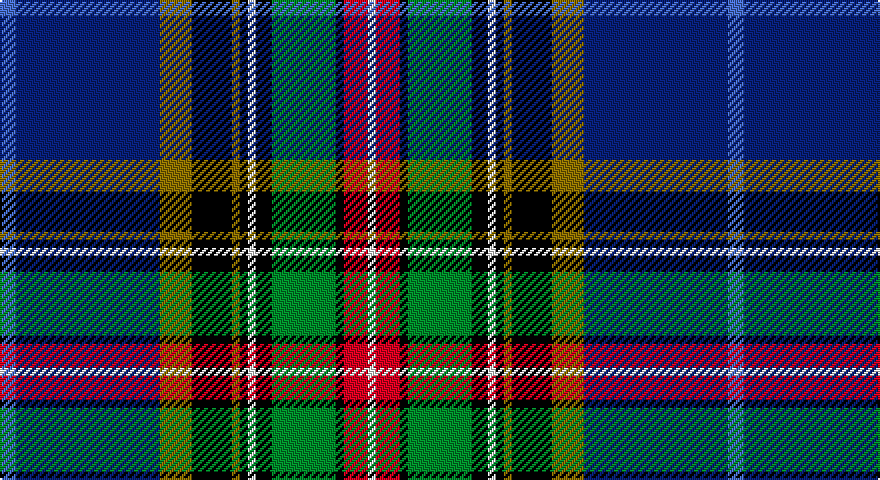 B/8 DB72 Y16 K20 Y4 K4 W4 K8 G32 K4 R12 W/4 tartan