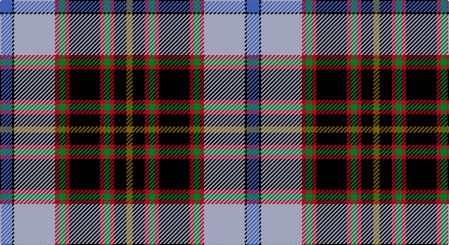 B/12 K2 LB40 R4 G6 R4 K30 R4 G6 R4 K12 Y/6 tartan
