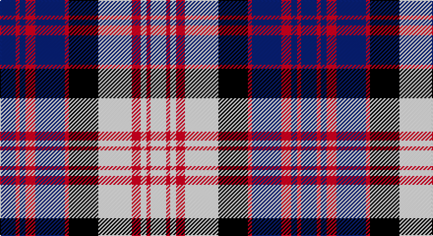 DB/16 R4 DB6 R10 DB30 R4 K30 W34 R9 W6 R4 W/16 tartan