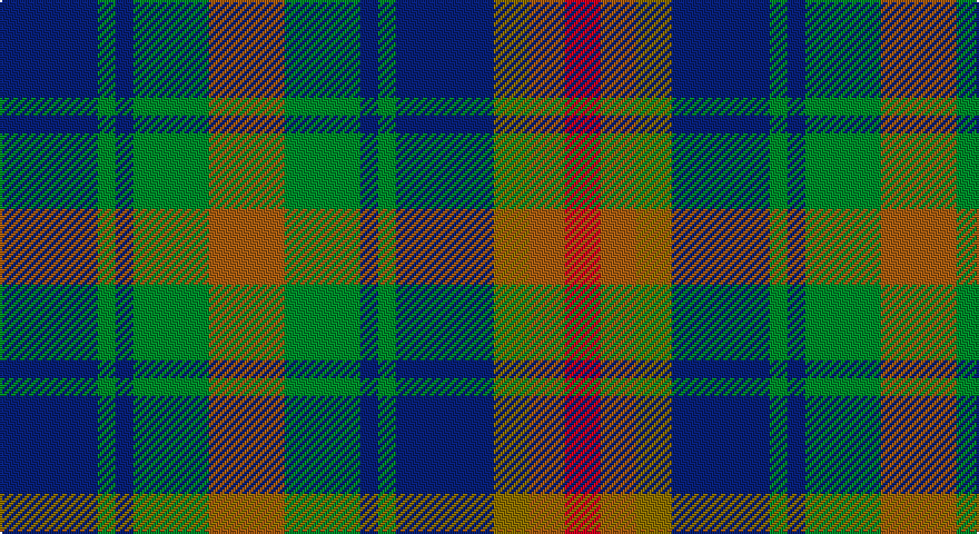 DB/44 G8 DB8 G34 O34 G34 DB8 G8 DB44 Y16 O16 R/16 tartan