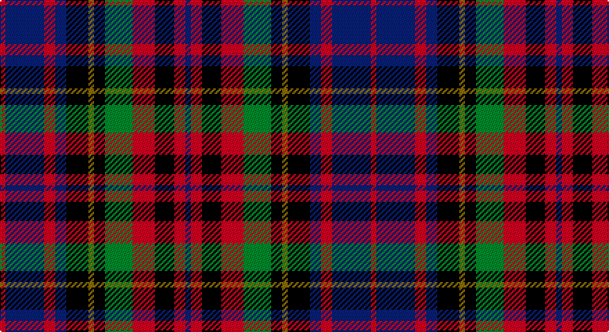 R/4 DB28 R8 DB8 K16 Y4 K8 G20 R16 K14 R8 DB/4 tartan