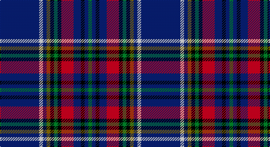 DB/64 W6 DB6 Y6 K6 G6 K6 R20 DB12 K6 DB6 G/6 tartan