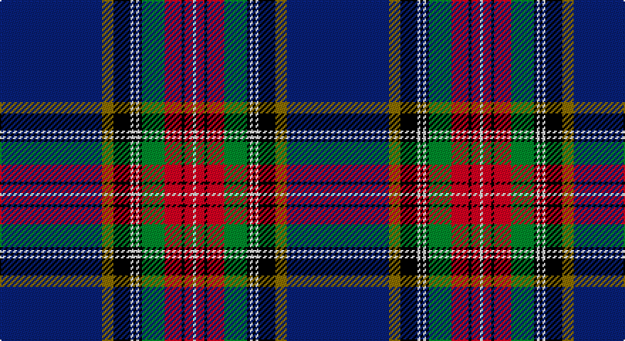 DB/72 Y8 K12 W2 K2 W2 K2 G16 R12 K2 R6 W/2 tartan