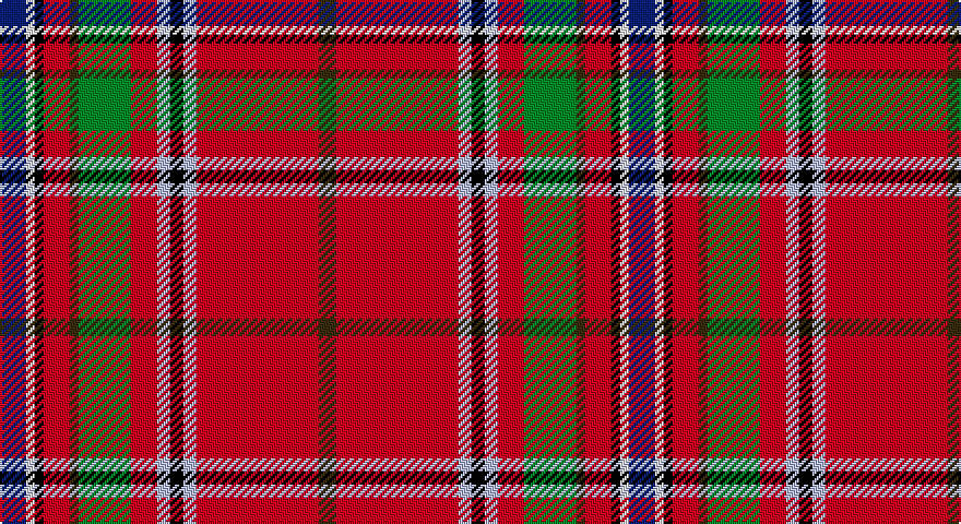 DB/12 W4 K4 R12 DY4 G24 R12 LB6 K6 LB6 R56 DY/8 tartan