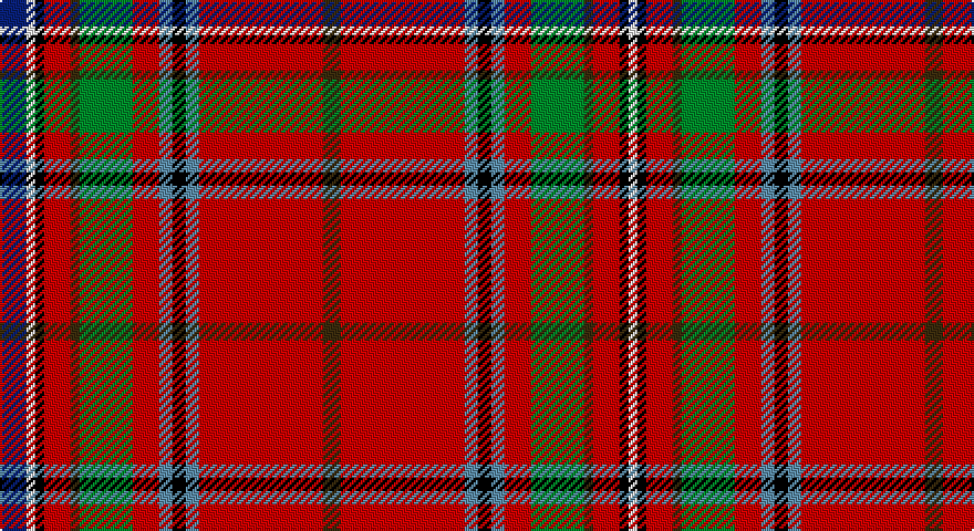 DB/12 W4 K4 R12 DY4 G24 R12 T6 K6 T6 R56 DY8 R56 T6 K6 T6 R12 G24 DY4 R12 K4 W/4 tartan