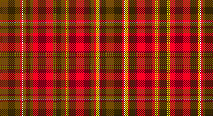 DY/42 R4 W2 LY6 R4 DY10 R42 LY2 Y2 LY2 R2 DY/16 tartan