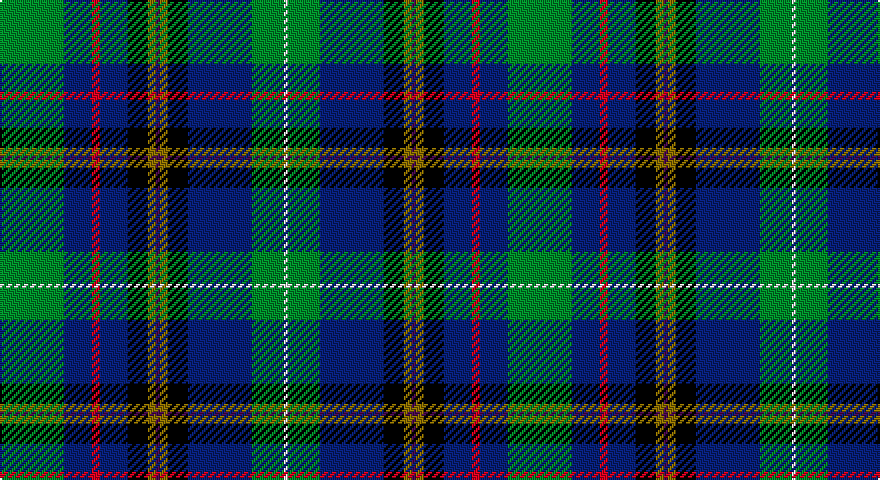 G/32 DB14 R4 DB14 K10 Y4 DP2 Y4 K10 DB32 G16 W/2 tartan