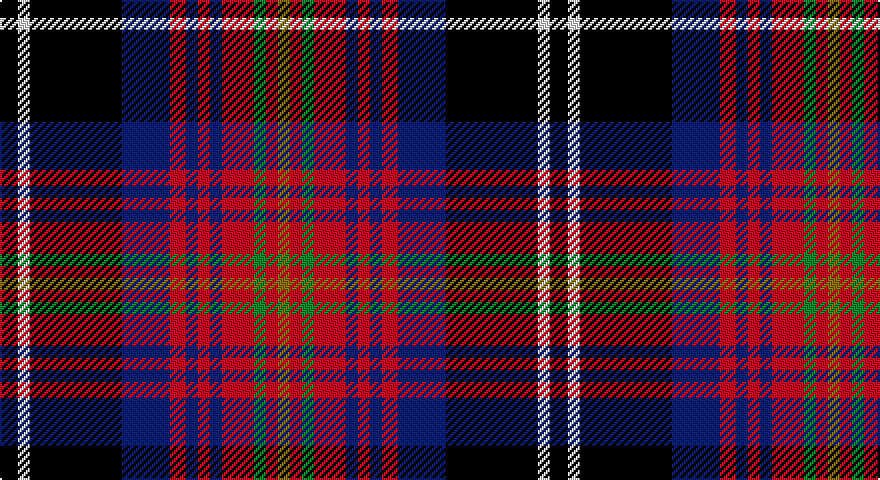 K/9 W6 K46 DB24 R8 DB6 R6 DB6 R16 G6 R6 Y/6 tartan