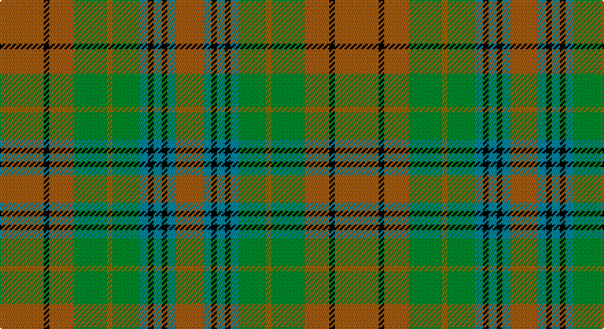 O/32 K4 O18 G24 Y4 G20 T6 K4 T6 K4 T6 O/20 tartan