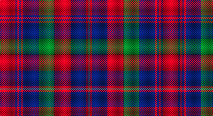 R/32 DB4 R4 DB4 R4 DB32 G32 DY2 R32 DB32 R4 N/4 tartan
