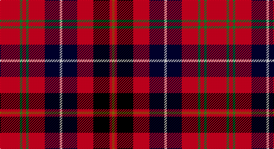 R/32 G4 R6 G4 R26 Ki24 W4 Ki24 R26 K26 R4 Y/4 tartan