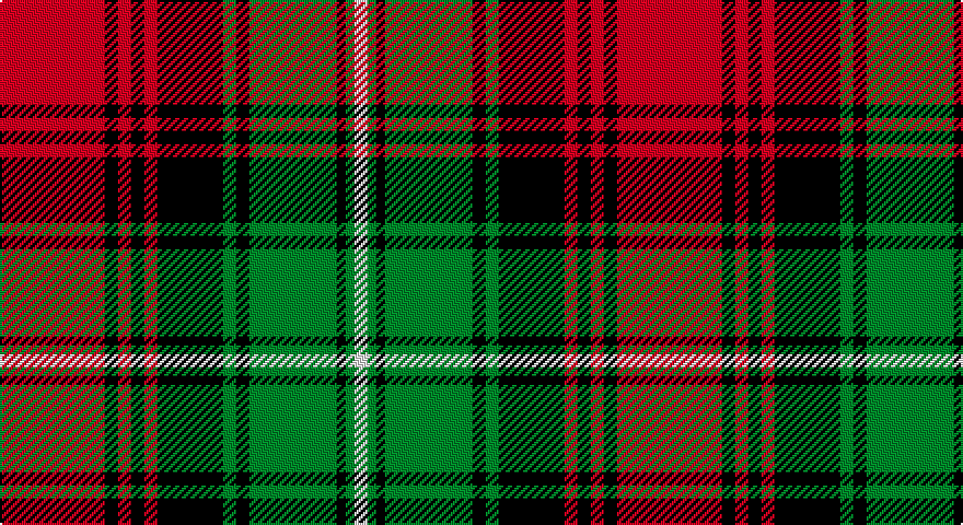 R/48 K6 R6 K6 R6 K30 G6 K6 G40 K4 G4 W/6 tartan