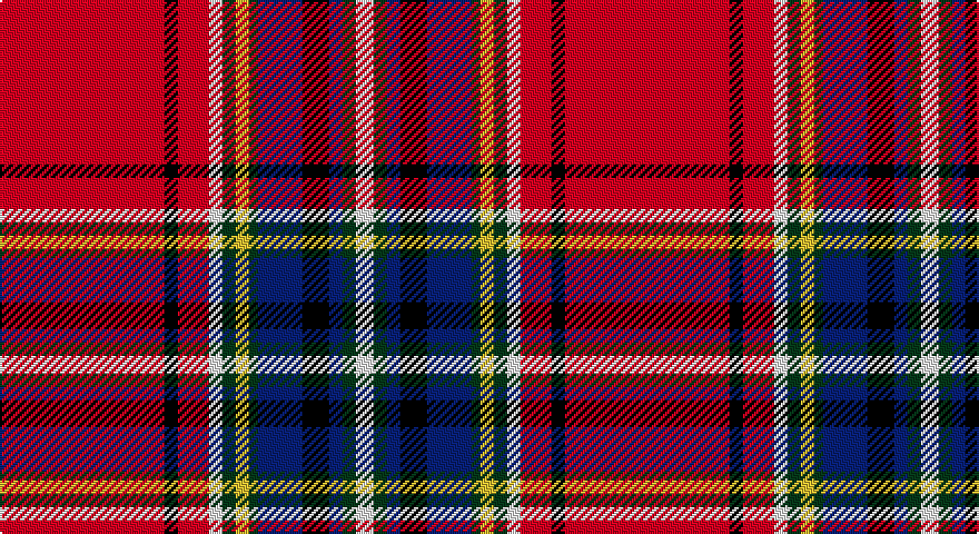 R/74 K6 R14 W6 DG6 LY6 DG4 DB20 K12 DB6 DG6 W/8 tartan