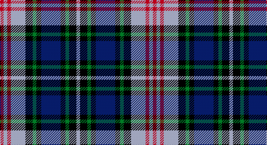 R/6 LB6 R6 LB24 K12 G6 K8 DB32 K8 G6 K12 LB/6 tartan