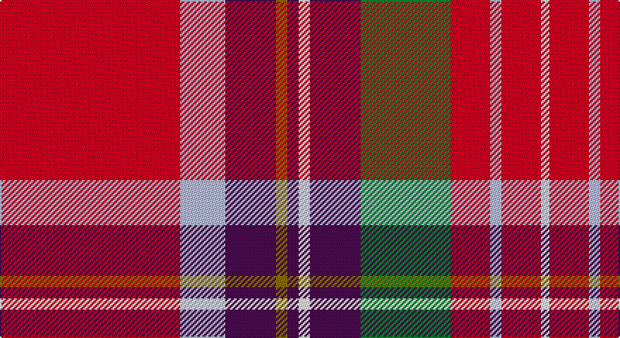 R/128 LB32 DP36 Y8 DP8 W8 DP36 G64 R28 LB8 R28 W/6 tartan