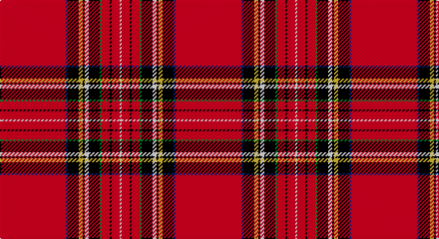 R/66 DB2 K11 LY4 K2 W4 K11 G2 R8 K2 R8 W/2 tartan