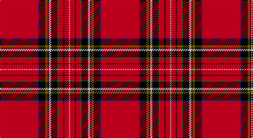 R/66 DB2 K11 Y4 K2 W4 K11 G2 R8 K2 R8 W/2 tartan