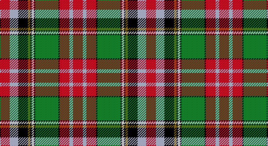 R/16 LB14 K16 Y4 K2 W4 K2 G38 K2 R16 LB6 R/16 tartan