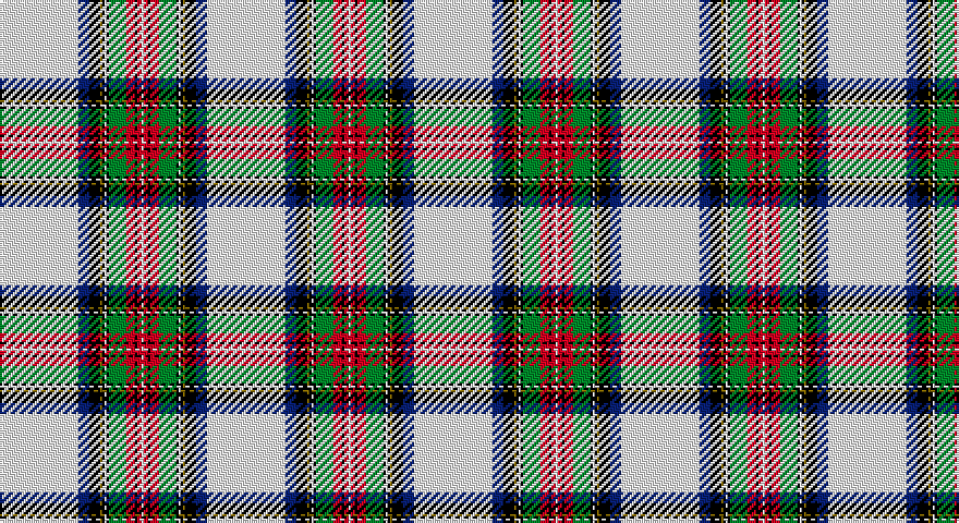 W/36 DB5 K5 Y1 K1 W1 K1 G8 R4 K1 R2 W/1 tartan