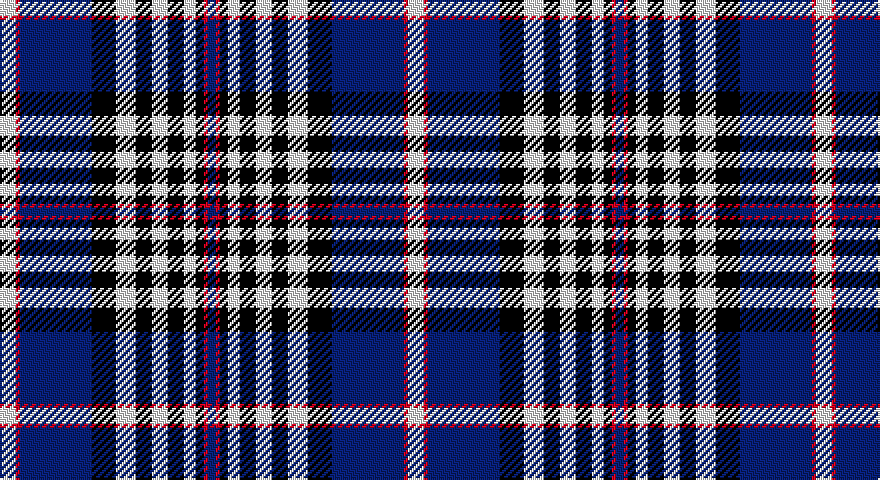 W/8 R2 DB36 K12 W10 K8 W8 K8 W6 K4 R2 DB/4 tartan