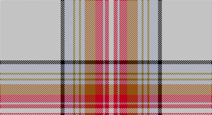W/126 K8 LB18 Y4 LB8 Y4 LB8 O22 R16 LB4 R8 W/10 tartan