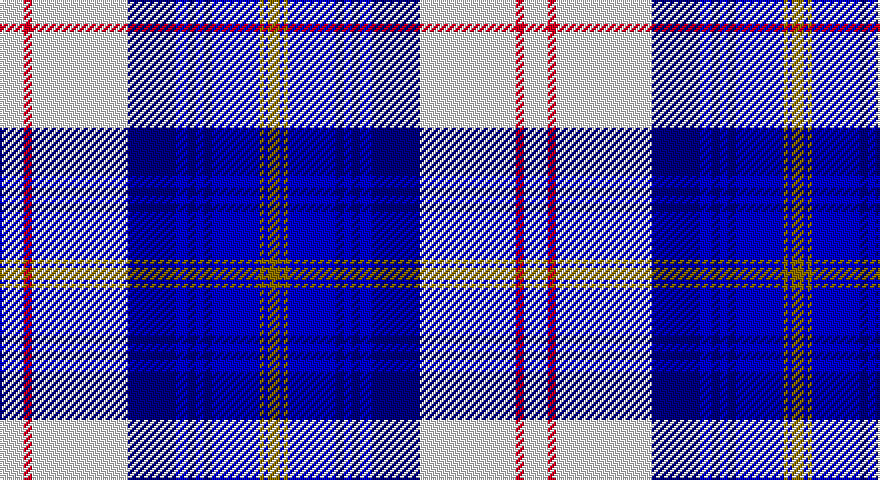 W/12 R4 W48 DB24 B6 DB4 B4 DB4 B24 Y2 B2 Y/6 tartan