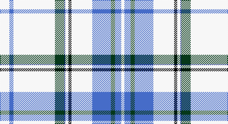W/18 B8 W80 DG18 DB2 W6 K6 W40 B36 DG8 B12 W/6 tartan