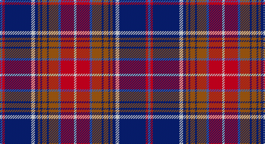B/4 R4 DB44 W6 DB5 O4 DB3 O8 DB3 O16 B4 R22 W/4 tartan